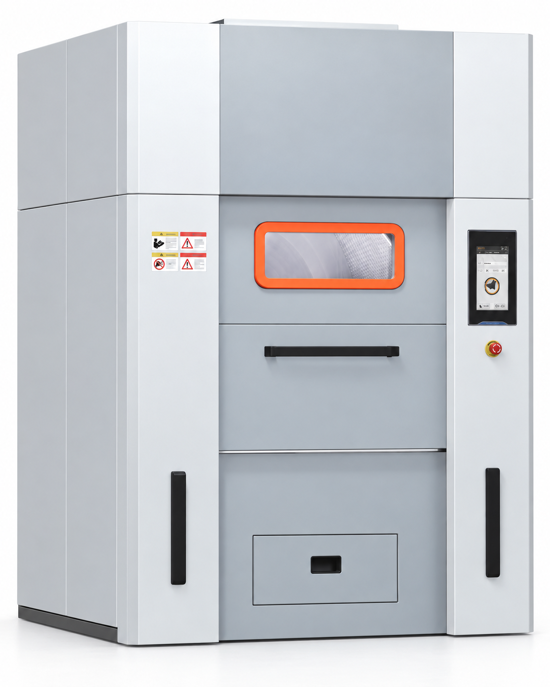 Séchoir industriel 40 kg – Écran tactile – Chauffage vapeur, gaz ou électrique