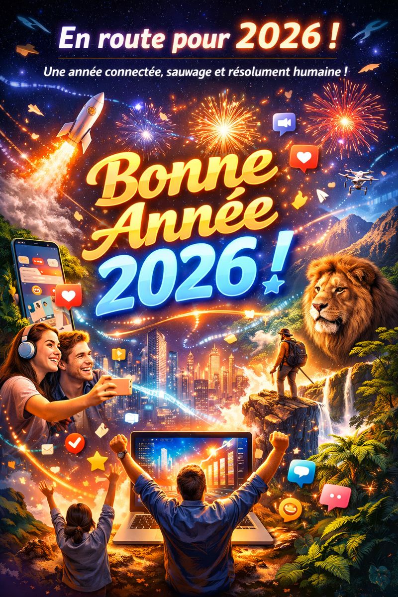 En route pour 2026 : Une année connectée, sauvage et résolument humaine !